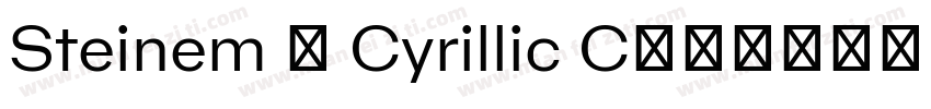 Steinem - Cyrillic C字体转换